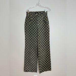 New Checkered corduroys pants size M (no tag)